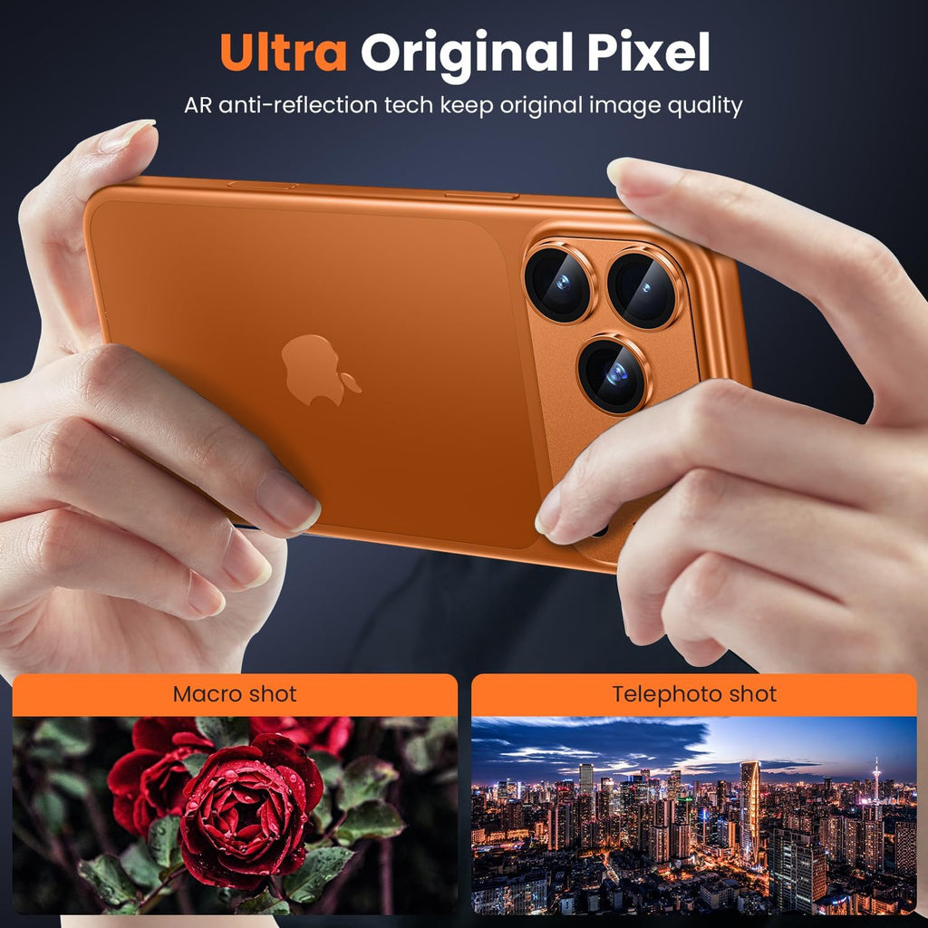 iPhone 17 Pro Max Camera Protector - Strong Titanium (2-Pack) | ZeroDamage