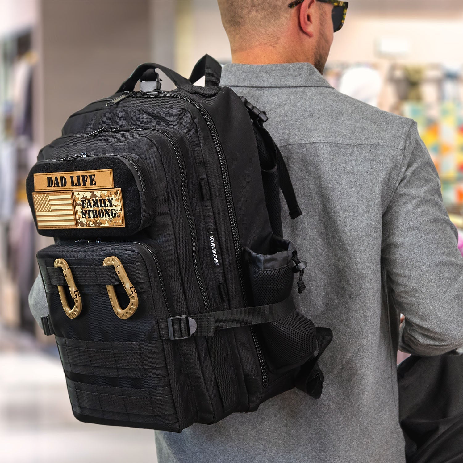 JUG 30L Dad Diaper Bag Backpack - Black