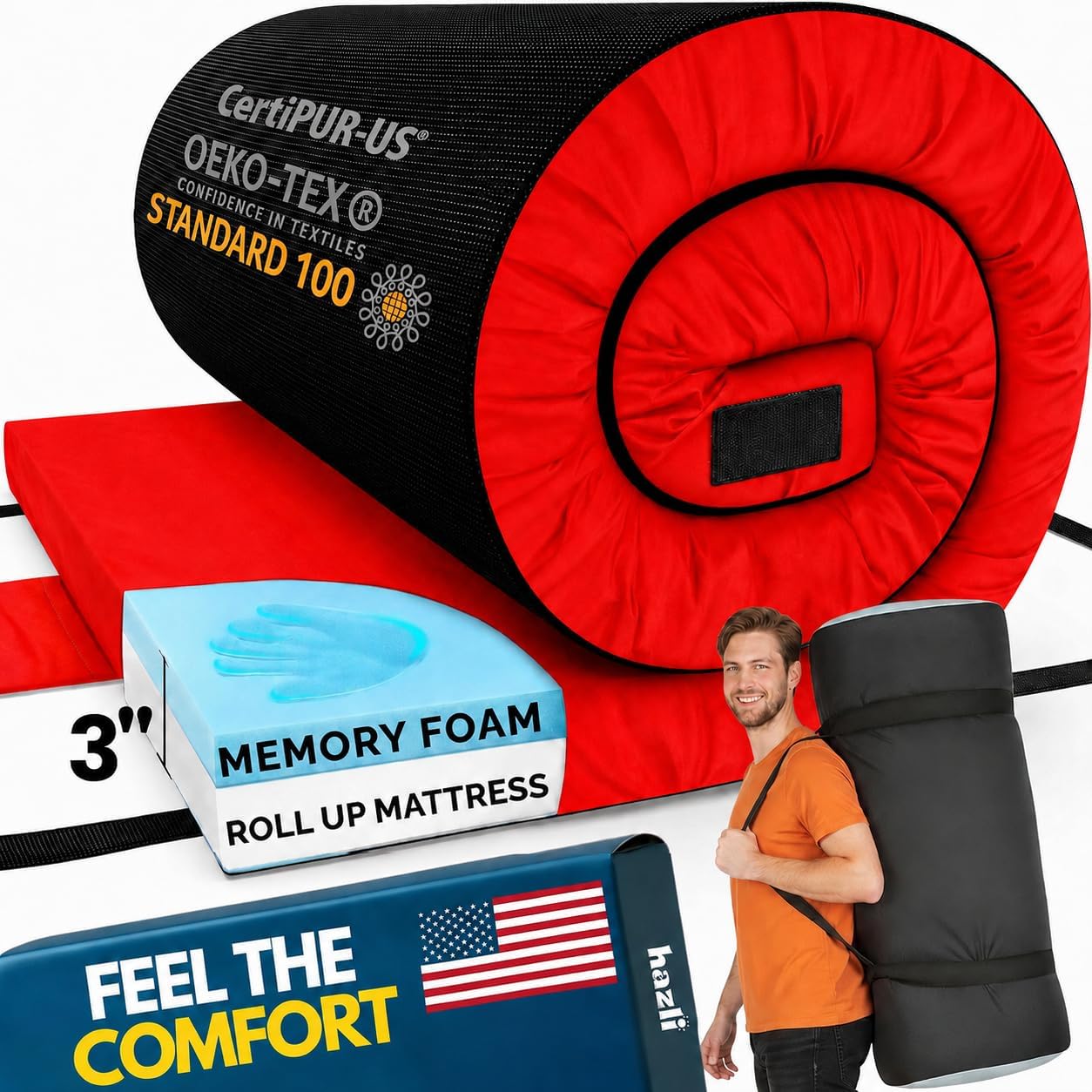 Matrix Air-Cell Memory Foam Camping Mattress