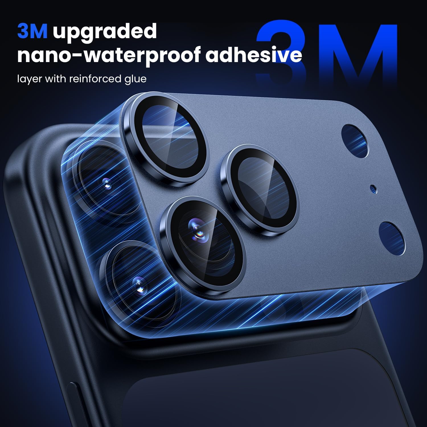 iPhone 17 Pro Max Camera Protector - Strong Titanium (2-Pack) | ZeroDamage