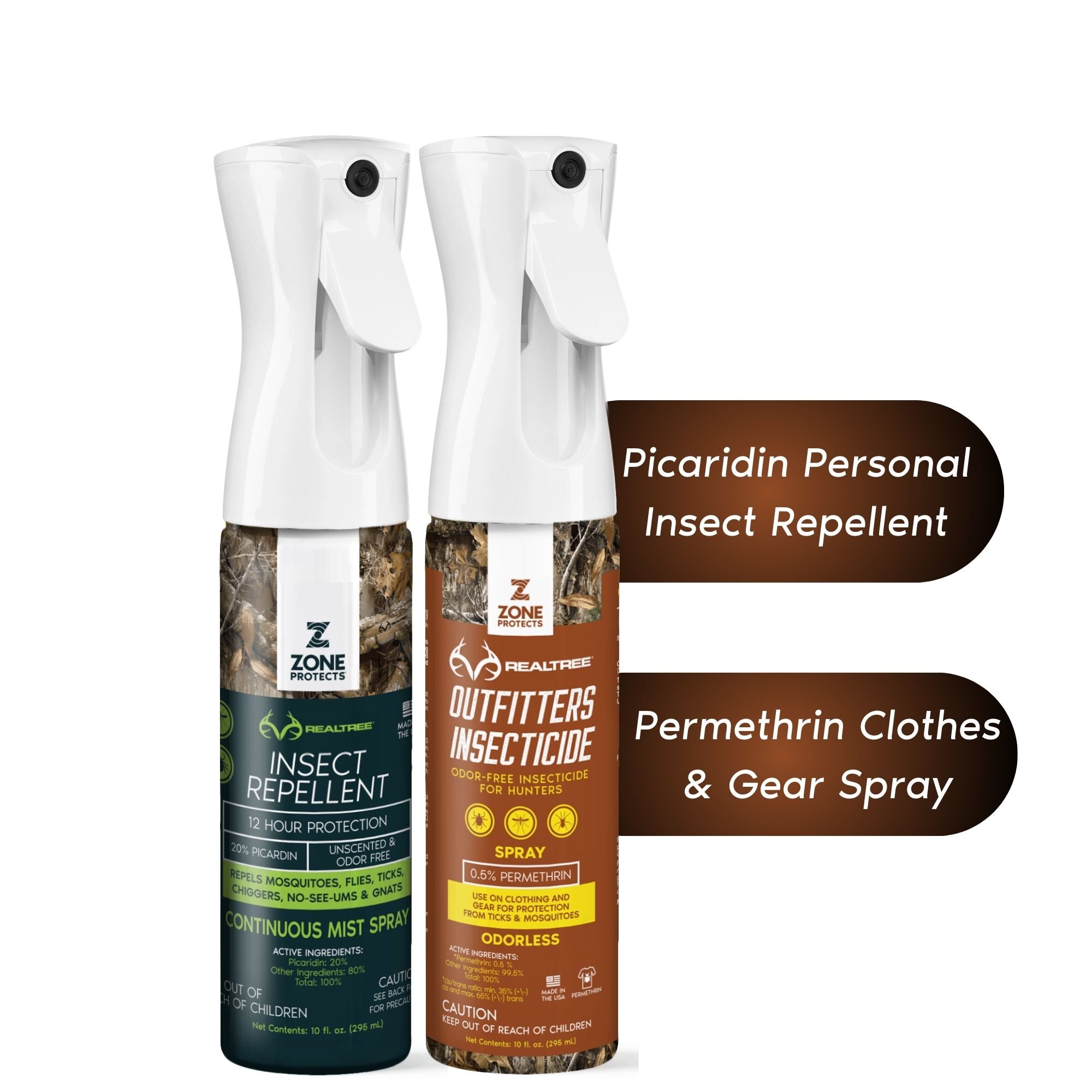 Zone Realtree Total Tick Prevention; Insect Repellent Plus Insecticide