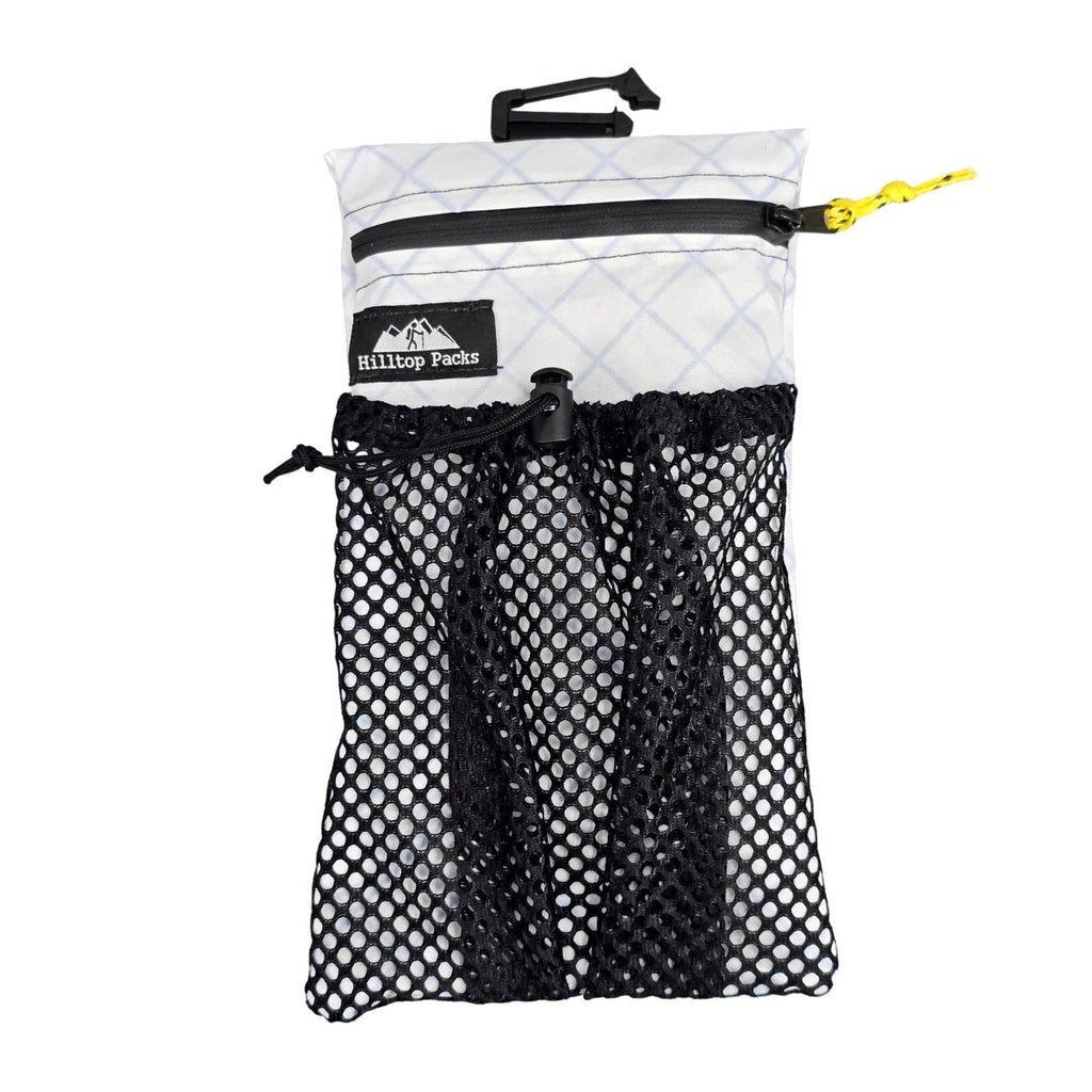 Cell Phone Pouch for Backpack Shoulder Strap (with Zipper)