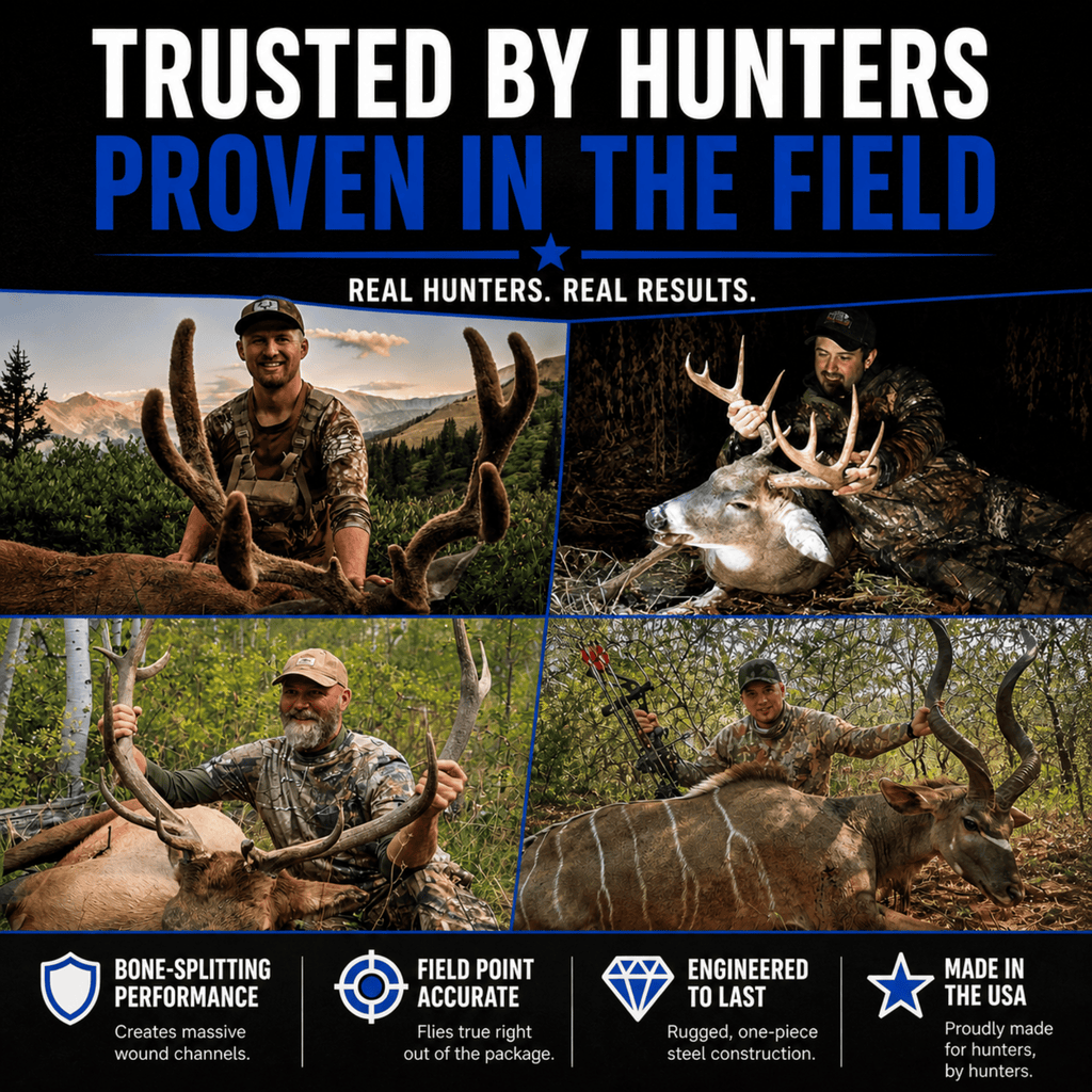 TOTA | 100 grain broadhead | 1-inch vented | fixed blade